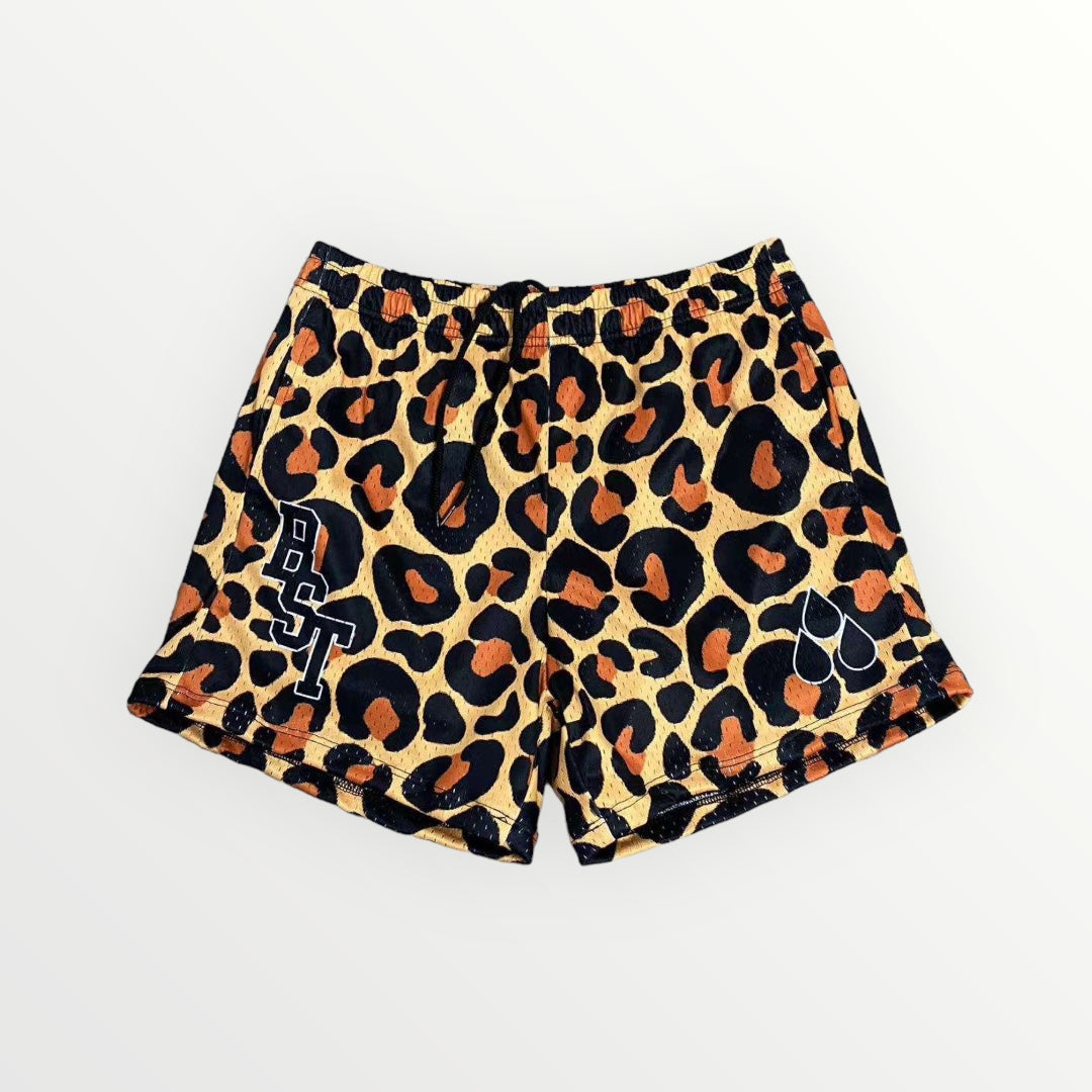 Cheetah Mesh Shorts