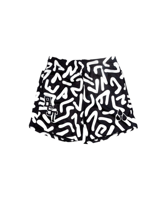 Graffiti Mesh Shorts